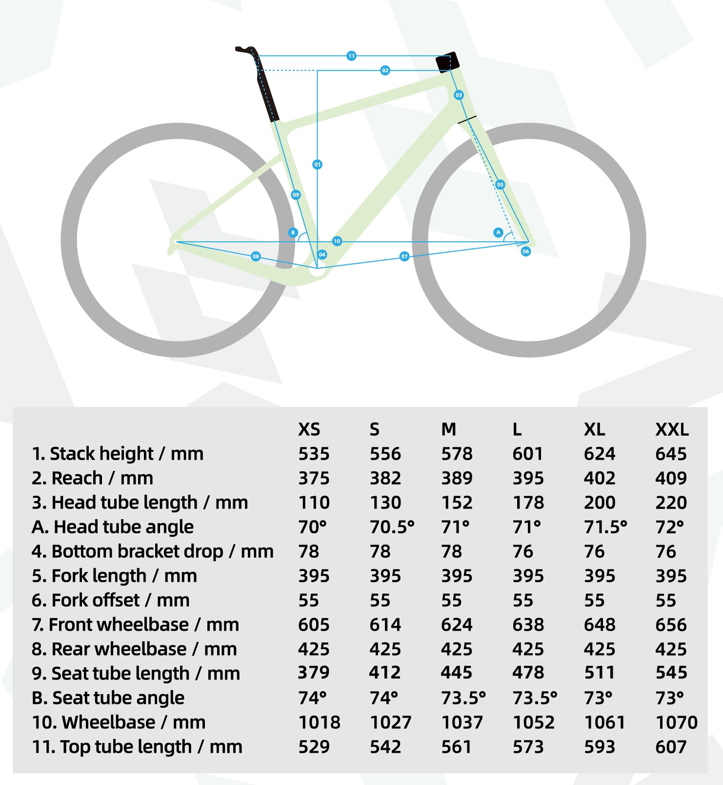 AF01-SSL Premium Carbon Gravel Bike Rahmen